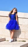 Dress GALA shine blue