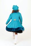 Coat DOLLY turquoise-green