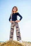 Trousers LOOSE brown tiger