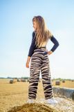 Trousers LOOSE brown tiger