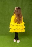 Frilled coat™ yellow-green