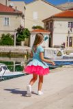 Dress PRIMAVERA™ turquoise flamingo