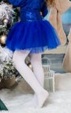 Skirt PUFF glitter royal blue